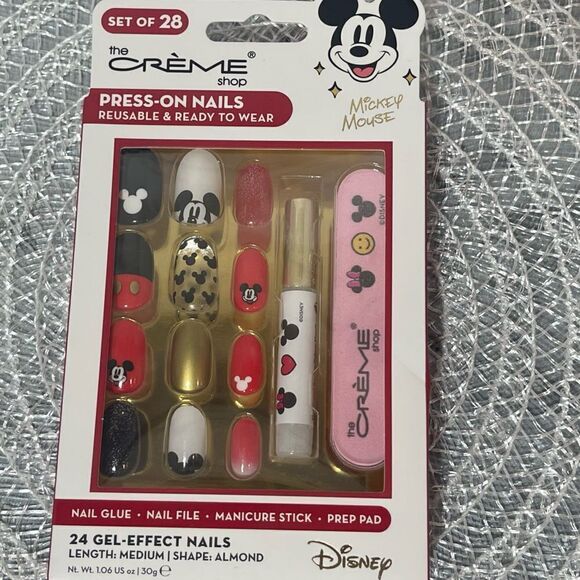 The Crème Shop Disney Mickey Mouse Press On Nails NWT - Picture 4 of 6